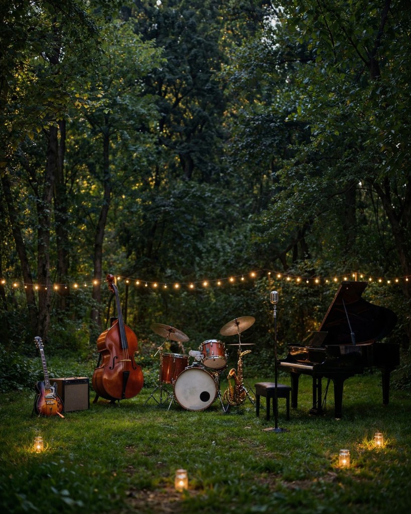 Musical Instruments Forest Jazz in Forest — Dilijan, Armenia | May 2